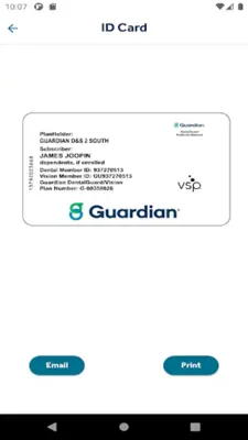 GUARDIAN® Providers & ID Card android App screenshot 17