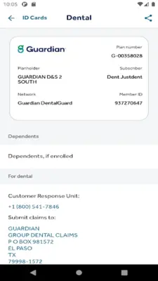 GUARDIAN® Providers & ID Card android App screenshot 18