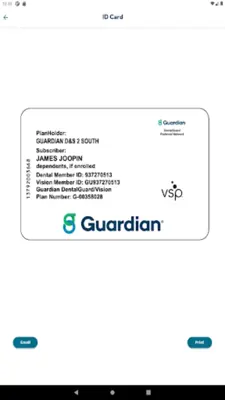 GUARDIAN® Providers & ID Card android App screenshot 2