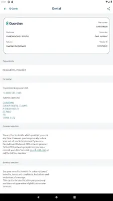 GUARDIAN® Providers & ID Card android App screenshot 3